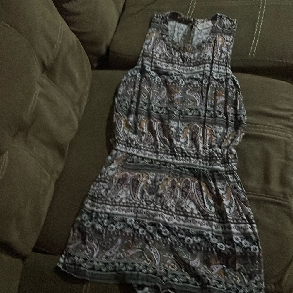 Floral short dress for women